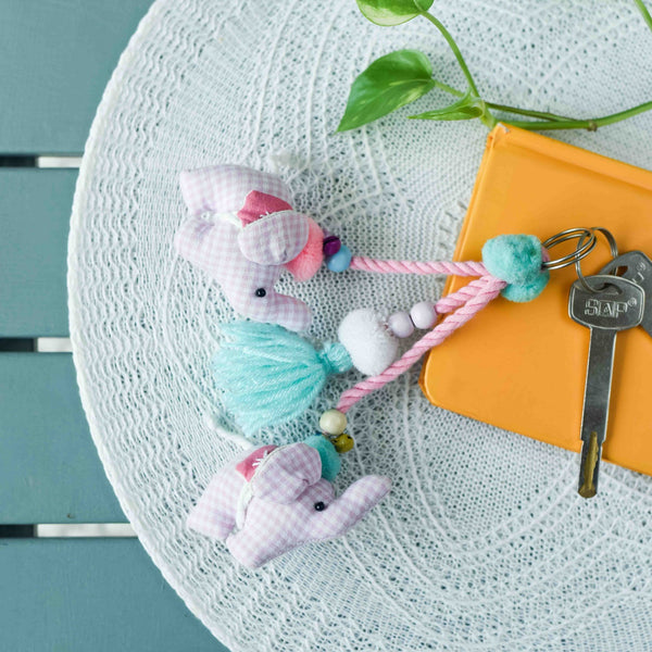 Playful elle Keychain