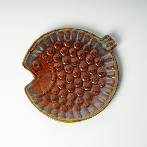 Poki Pufferfish Ceramic Plate