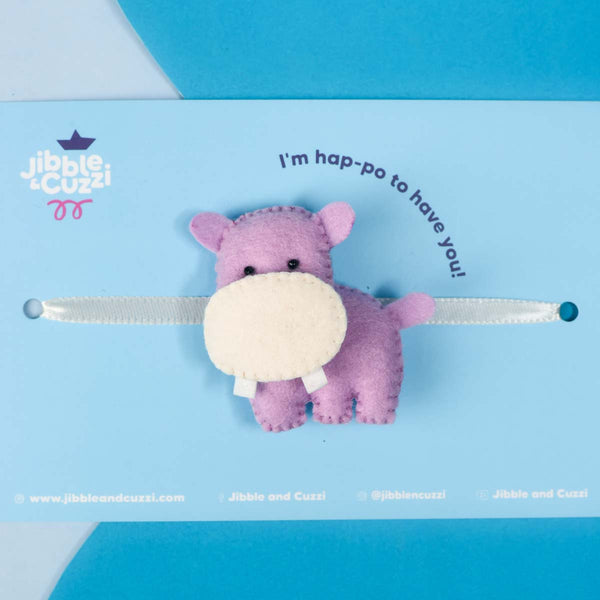 Playful Purple Hippo